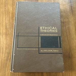 Ethical Theories by A.I. Melden (English) Hardcover Book